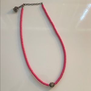 Pink Pave Necklace